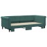 Sofá cama nido terciopelo verde oscuro 90x200