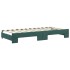 Sofá cama nido terciopelo verde oscuro 90x200
