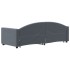 Sofá cama nido terciopelo gris oscuro 80x200