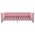 Sofá cama nido terciopelo rosa 80x200