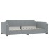 Sofá cama nido tela gris claro 80x200