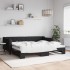 Sofá cama nido tela negro 90x200