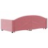 Sofá cama nido terciopelo rosa 90x200