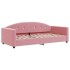 Sofá cama nido terciopelo rosa 90x200