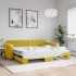 Sofá cama nido terciopelo amarillo 90x200