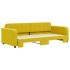 Sofá cama nido terciopelo amarillo 90x200