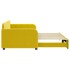 Sofá cama nido terciopelo amarillo 90x200