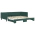Sofá cama nido terciopelo verde oscuro 100x200