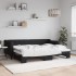 Sofá cama nido tela negro 80x200