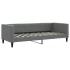 Sofá cama nido tela gris oscuro 80x200