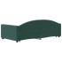 Sofá cama nido terciopelo verde oscuro 100x200