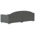 Sofá cama nido tela gris oscuro 80x200