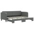 Sofá cama nido tela gris oscuro 80x200