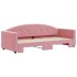 Sofá cama nido terciopelo rosa 80x200