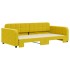 Sofá cama nido terciopelo amarillo 100x200
