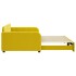 Sofá cama nido terciopelo amarillo 100x200