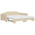 Sofá cama nido con colchón tela crema 100x200