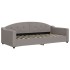 Sofá cama nido con colchón tela gris taupe 90x200
