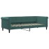 Sofá cama nido con colchón terciopelo verde oscuro 80x200