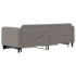 Sofá cama nido con cajones tela gris taupe 80x200