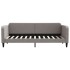 Sofá cama nido con cajones tela gris taupe 80x200