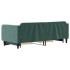 Sofá cama nido con cajones terciopelo verde oscuro 90x200