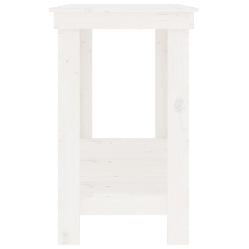 Banco de trabajo de madera maciza de pino blanco 180x50x80