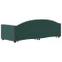 Sofá cama nido con cajones terciopelo verde oscuro 80x200