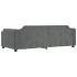 Sofá cama nido con cajones tela gris oscuro 90x190