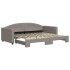 Sofá cama nido tela gris taupe 90x200