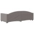 Sofá cama nido tela gris taupe 90x200