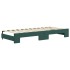 Sofá cama nido con colchón terciopelo verde oscuro 80x200