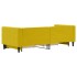 Sofá cama nido con cajones terciopelo amarillo 80x200