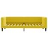 Sofá cama nido con cajones terciopelo amarillo 80x200