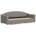 Sofá cama nido con cajones tela gris taupe 80x200