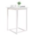 Mesa alta de bar madera maciza de pino blanca 80x80x110