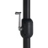 Sombrilla de jardín con palo de aluminio negro 460x270
