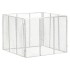 Compostador de jardín hierro galvanizado 100x100x77