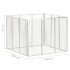 Compostador de jardín hierro galvanizado 100x100x77