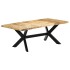 Mesa de comedor de madera maciza de mango 200x100x75