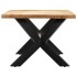 Mesa de comedor de madera maciza de mango 200x100x75