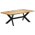 Mesa de comedor de madera maciza de mango 200x100x75