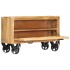 Zapatero madera maciza de mango 86x35x55