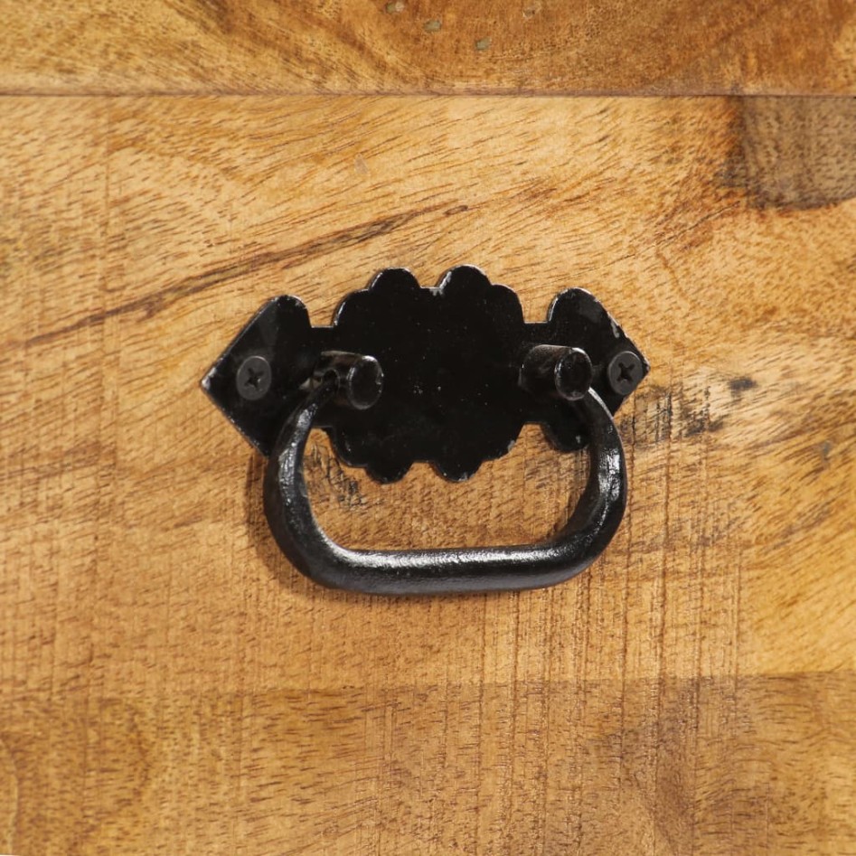 Zapatero madera maciza de mango 86x35x55