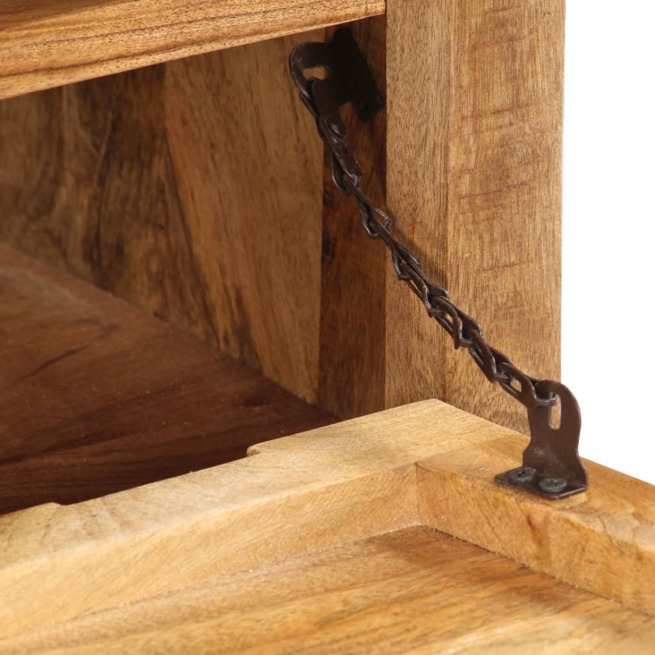 Zapatero madera maciza de mango 86x35x55