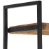 Estantería de 4 niveles madera de mango rugosa 80x30x180