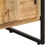 Estantería de 4 niveles madera de mango rugosa 80x30x180