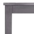 Mesa de jardín madera maciza de acacia gris lavado 140x80x74