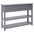 Aparador madera maciza de Paulownia gris 108x30x76