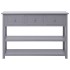 Aparador madera maciza de Paulownia gris 108x30x76